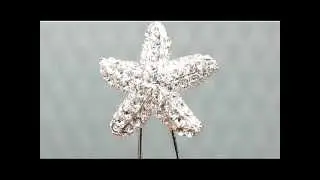 Rhinestone Starfish Hair Pins by Hair Comes the Bride