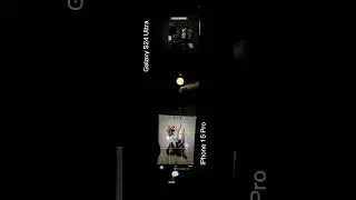 Samsung Galaxy S24 Ultra vs. Apple iPhone 15 Pro: Night Mode #shorts #samsunggalaxy #iphone