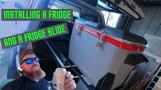 how to Install a 12v fridge and fridge slide