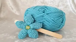 Amazing Flower Idea - Hand Embroidery Tutorial - DIY Wool Flowers