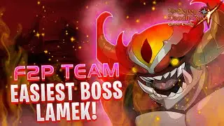 EASIEST BOSS EVER! F2P Team for Event Boss Lamek aka Crab Boss- Seven Deadly Sins Grand Cross Global