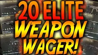 MASSIVE 20 ELITE GUN WAGER MATCH! Speakeasy, Obsidian Steed & MORE! (COD AW ELITE Gun Wager)