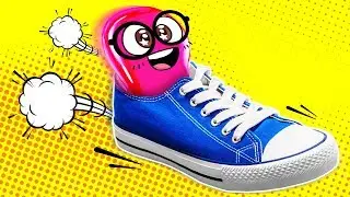 Comic Book Shoes by Slime Sam