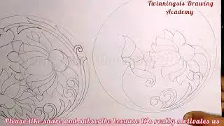 Important drawing class 10 Up board || How to draw easy lotus aalekhan(very important) #upboardexam