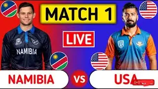 Live: Namibia vs United States | NAM vs USA  | 2nd innings  #ICCCricketWorldCupQualifier Play of