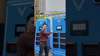 Tủ đổi pin xe m&aacute;y điện VinFast đ&acirc;y rồi, chỉ mất 1-2 ph&uacute;t l&agrave; pin lại đầy, nhanh hơn cả đổ xăng