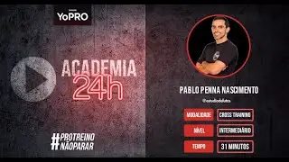 Gin&aacute;stica em casa - Cross Training com Pablo Penna Nascimento - Intermedi&aacute;rio | Academia24h