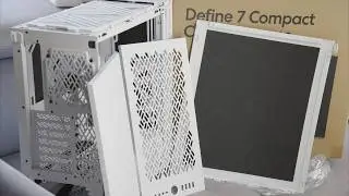 Fractal Define 7 Compact Case Unboxing & PC Build Installation