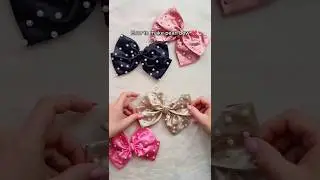 How to make a pearl bow 🎀 #bows #bowmaking #crafts #scrunchies #diyideas #pearlbow #smallbusiness