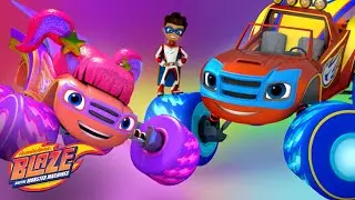 Blaze & Sparkle Transform Into Superheroes! 🦸&zwj;♀️ | Blaze and the Monster Machines
