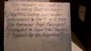 Receiver that receives German surrender messages May 1945
