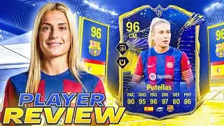 🥶96 TOTY ALEXIA PUTELLAS PLAYER REVIEW - EA FC 24 ULTIMATE TEAM