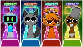 Perfect Tiles Hop Sprunki | Music Challenge