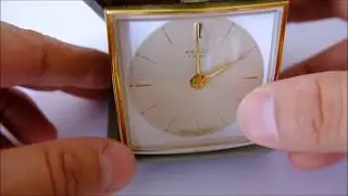 Vintage Kienzle Travel Clock How To Works Alarm