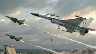 Title (Russian with bilingual tank name):Система ПВО Akash / Акаш сбила пакистанские JF-17