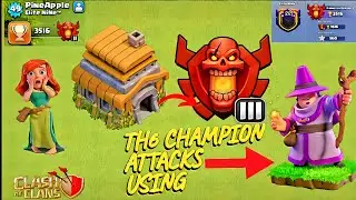 Th6 Champion League-|| Attacks/Th6 New Pushing Attack Strategy Using Apprentince Warden#clashofclans