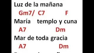 Plegaria a nuestra se&ntilde;ora de los &Aacute;ngeles (Canto a Mar&iacute;a)
