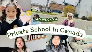 സ്വസ്&zwnj;തിടെ സ്കൂൾ വിശേഷങ്ങൾ! Private school experience in Canada 🇨🇦