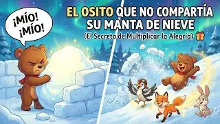 El Osito Pardo que No Sabía Compartir el Manto de Nieve 🐻❄️