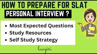 Symbiosis Law School interview Preparation|SLS Pune BA BBA LLB PI questions and answers|SLAT 2025