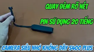 Camera si&ecirc;u nhỏ kh&ocirc;ng d&acirc;y s400 plus MẪU MỚI 2025 , camera mini quay đ&ecirc;m xem trực tiếp từ xa pin 20h