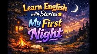 Learn English with Stories ⭐ My First Night | Emotional Short Story for English Practice