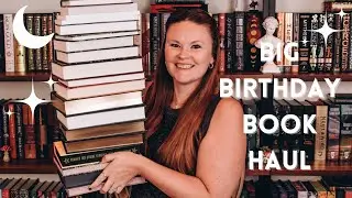 big birthday book haul 📚🎈