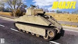 M4A3FL. Прожарил половину команды.