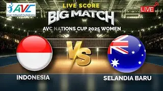 🔴INDONESIA VS SELANDIA BARU AVC NATIONS CUP 2025 Women | Live Score
