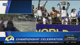Rams Fans Talk About 'Once-In-A-Lifetime' Super Bowl Parade