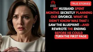My husband spent months secretly planning our divorce. What he didn't know was that I saw...........