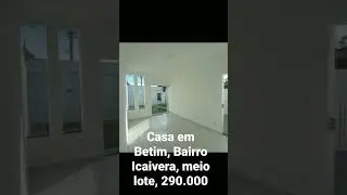 Casa em Betim, Bairro Icaivera, meio lote, &oacute;tima localiza&ccedil;&atilde;o