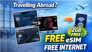 Travelling Abroad? Get Free eSIM & Free Internet with Your Favorite Credit Cards !