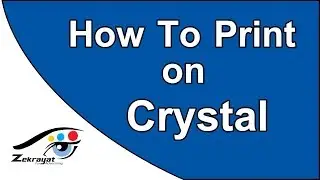 how to print on crystal