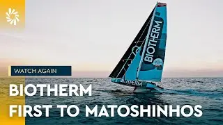 Paul Meilhat and Biotherm lead the fleet at the Matosinhos Fly-By!