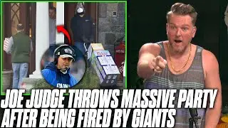 Joe Judge Throws Party For Coaches After Being Fired From Giants | Pat McAfee Reacts