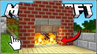 Minecraft: How to build a Secret Fireplace Entrance