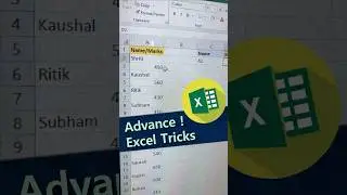 💥🔥 Advance Excel Tricks ⏰ Excel Time Saving Tricks #shorts #ytshort #ytviral #excel #computer