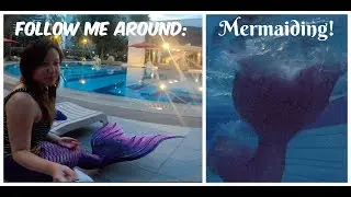 Mermaiding in a Mermaid Inc tail and Mahina monofin!