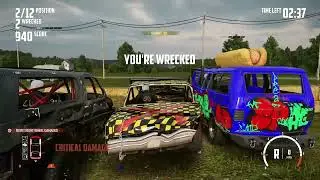 Wreckfest Demolition derby online with friends. Hard hits you don't wanna miss!