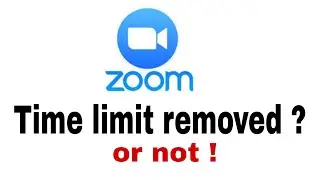 Zoom time limit removed | Is zoom time limit removed | Zoom showing unlimited time