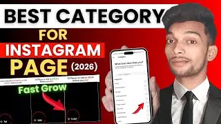 Best Category for Instagram Page in 2026 | Instagram Category Kaise Choose Kare?