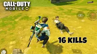 💥 INSANE 16 KILLS BR WIPE With M4! | Best AR Build COD Mobile | CODM BR GAMEPLAY