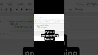 Python Syntax in 15 Second | Intelligence Logic