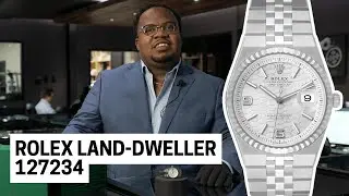 The Rolex Land-Dweller Up Close: Steel White Gold 127234 | SwissWatchExpo