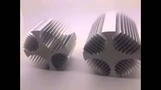 round heat sinks for LED Bridgelux Vero 18 Vero 13 -Mingfa tech
