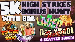 &euro;5000 ONLINE SLOTS BONUS HUNT | 17 SAVED INCLUDING 4 SCATTER SUPER DAS X 2 - CAN WE GET A BIG WIN?