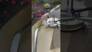 How to clean concrete #pressurewashing #concretecleaning #springcleaning #pooldesign #diy #business