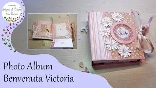 Album Nascita - Benvenuta Victoria | DIY | Scrapbooking