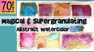 Super granulating White Nights & Super Vision watercolors. Amazing!